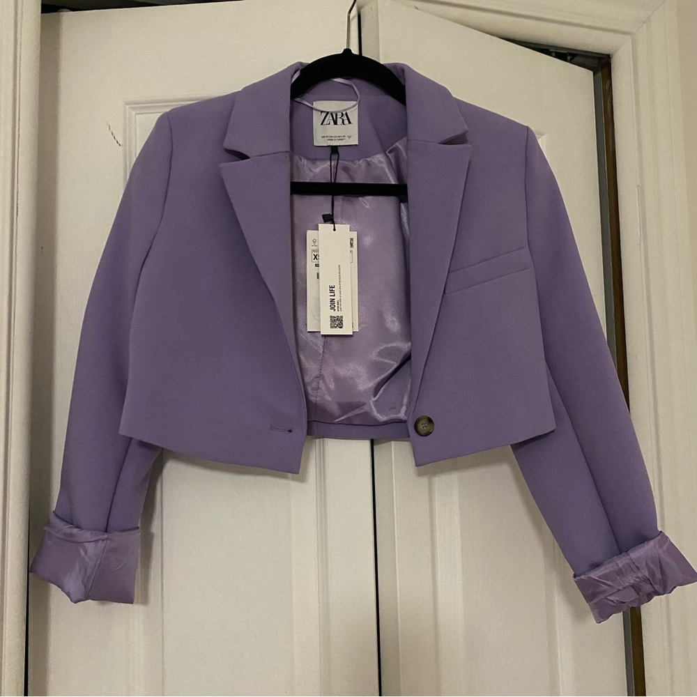Cropped blazer